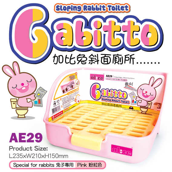Gabitoo® Sloping Rabbit Toilet