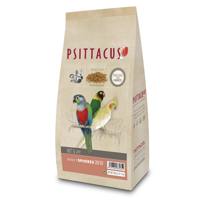 Psittacus 乾濕兩用鸚鵡糧 - 800g