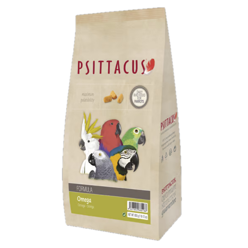 Psittacus 奧米茄鸚鵡通用糧糧 - 800g