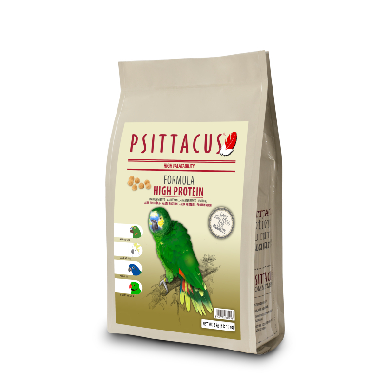 Psittacus 高蛋白鸚鵡糧 - 3kg