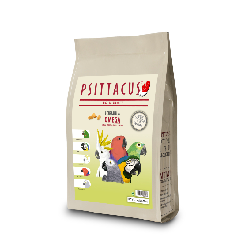 Psittacus 奧米茄鸚鵡通用糧 滋養丸 - 3kg