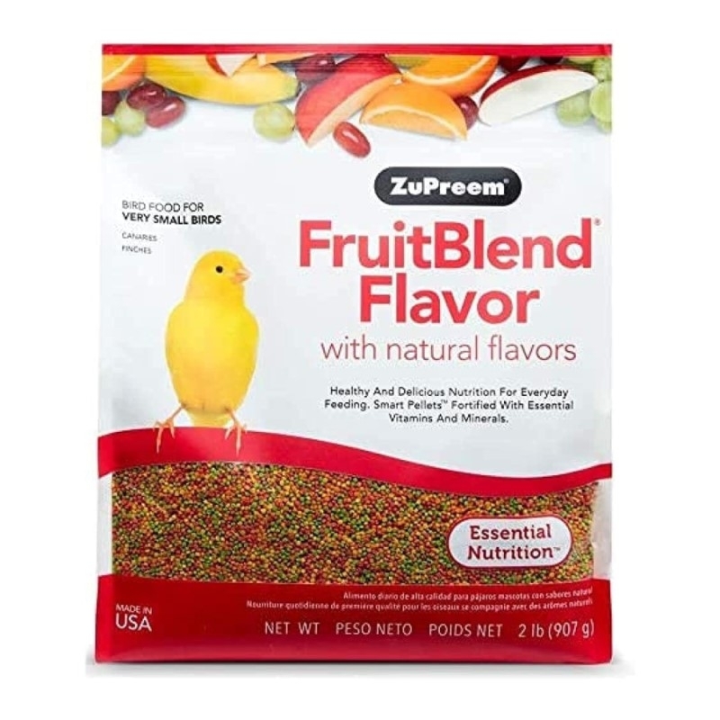 Zupreem 水果滋養大餐中大型鸚鵡鳥飼料 - 2lb